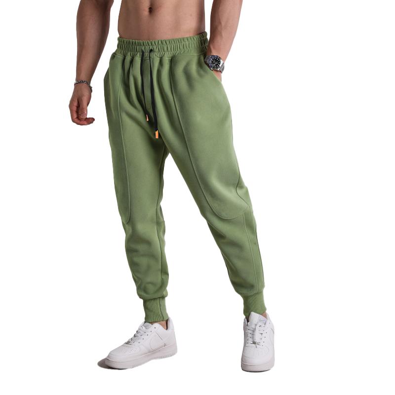 Men's Solid Color Loose Elastic Waist Sweatpants 85674025Z